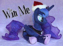skuttz:  phathusa-moonbrush:  nazegoreng:  OFFICIAL Nazegoreng’s Christmas Plush Giveaway post Reblog for your chance to win this Princess Luna Plush absolutely free. Postage will be covered to all countries.  One reblog per person. Favs do not count