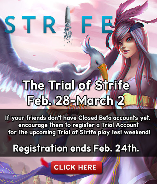 Strife moba game trial register and download