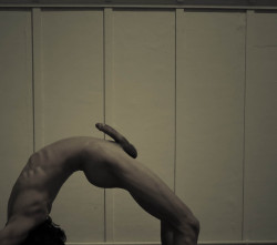 mybeardgotwet:  naked-yoga:  urdhva dhanurasana ~ baltimore ~ sasha  I need to start doing yoga again   Send pictures&hellip;