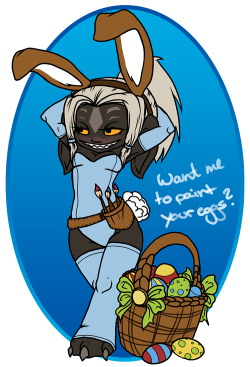 svenschaa:“Easter Bunny Asura“— commissions are open —