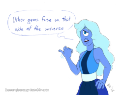 leonarajourney:  http://sonicwind-01.tumblr.com/post/126961835668/troylerphanisbae-21-fandoms-homuratrash no, I’m not sorry NoChill Sapphire from the Personality Swap AU by elasticitymudflap it’s actually really fun drawing monocle expressions! 