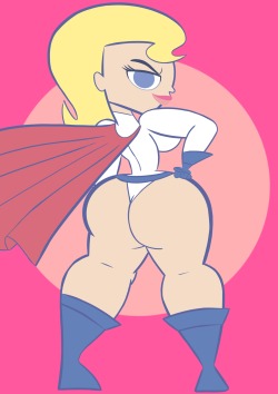 fandoms-females:  CBV #6 - Power Buns ! ( by_codykins123)  dat booty~ ;9