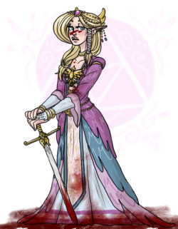 kawaiisharkchan:  Princess Zelda the Wise of Hyrule says “‘Feminine’ is not synonymous with ‘weak’. Slaughter those who suggest otherwise” 