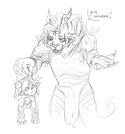 azazaelle-thecharr:Ahem &gt;u&gt;&lt;u&lt;Ofcourse I treat my Asura friends with respect, what are you talking about? :3