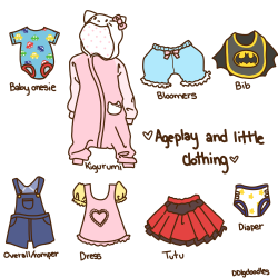 xpaddedcell:ddlgdoodles: ABDL: Baby-pants.com - sells diapers, onesies, footy pajamas, bibs, and shirts; boys, girls, and gender neutral clothing. cosyndry.com - sells diapers, sissy clothing, onesies, rompers, shoes, and accessories; boys, girls, and