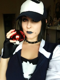 therealshadman:  chelbunny:  Did a recreation of Shad’s Pokemon Go goth girl, Ashley!! I decided I wanted to cosplay her during the first time he streamed her :) Character and art by Shadman at http://www.shadbase.com/   yeeeeeeeeeeeeeeee boilooks