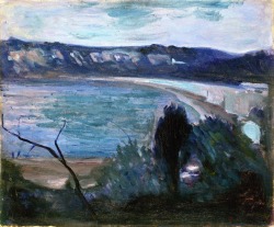 Edvard Munch (Ådalsbruk 1863 - Christiania [Oslo] 1944); Moonlight by the Mediterranean, 1892; oil on canvas, 55 x 46 cm; Natjonalmuseet for Kunst, Arkitektur og Design, Oslo