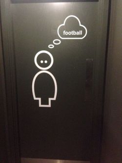 ribas-hammer:  ballerinaghost:  chongotheartist:  theyatemytailorr:  never in my life did I think that toilet doors would make me so angry       I reblog every time for the cartoon lmao   The 2 genders: physical activity and capitalism. 