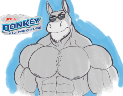 ripped-saurian:  did i actually just draw beefcake art of an over-the-counter erectile-dysfunction pill mascot