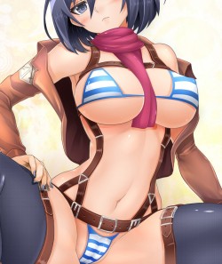 kawaiicrabforever:  unlimited—sexy—works:  Download my sexy Attack on Titan hentai collection here: http://bit.ly/SnKCollection