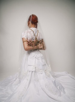 rook-takes-queen:  Personally I think weddings should have the bride brought out bound and gagged, and as the vows are read the groom removes the bindings and makes them into a leash for the woman and then leads her back down the aisle on it