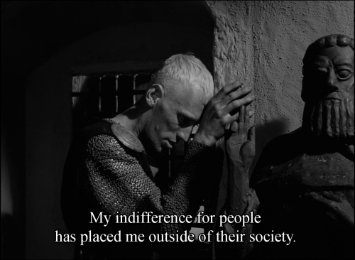 365filmsbyauroranocte:  The Seventh Seal (Ingmar Bergman, 1957)  