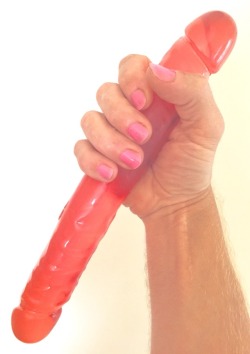 sohard69pink:  Pink power!  Ask not what your dildo can do for you, but what you can do for your dildo!