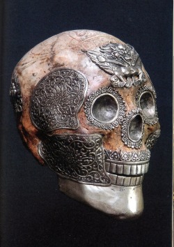 Tibetan ritual skull