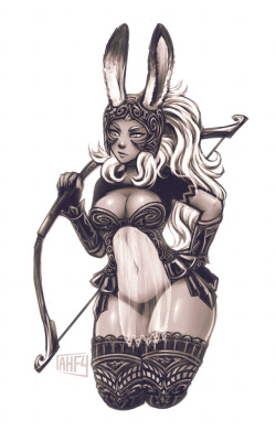 iahfy:  fran sketch I went overboard with she’s one of the big reasons I liked ffxii   all my yes