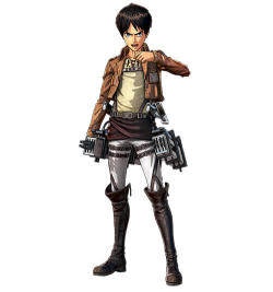 fuku-shuu:   The standard and DLC costumes for Eren in the KOEI TECMO Shingeki no Kyojin Playstation 4/Playstation 3/Playstation VITA game, including the “Lunar New Year,” “Festival,” “Halloween,” “Christmas,” Lawson uniform, and Cleaning outfits!