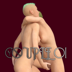  The product contains 12 poses(6 couples) for Genesis 3 female with Genitalia/G3F Genitalia. Compatible with Daz Studio 4.8  and Genesis 3 Females. Check out the link for more info and poses! Couple 01  http://renderoti.ca/Couple-01