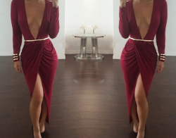 fitness-fits-me:  Red Wrap Dress for ว.40♡