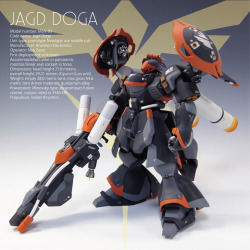 vinesgrowgold:  MODELER: eve  MODEL TITLE: Ultimate Jagd Doga  KITS USED: HGUC 1/144 Jagd Doga gundamkitscollection