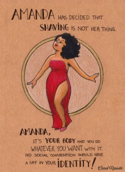 completelylostprincess:  nofreedomlove:          Source &ldquo;Image Credit: Carol Rossetti When Brazilian graphic designer Carol Rossetti began posting colorful illustrations of women and their stories to Facebook, she had no idea how popular they