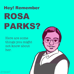 foxadhd:  This week in history: Rosa Parks refuses to surrender her seat to a white passenger. Her actions spark the beginning of the Montgomery Bus Boycott. 