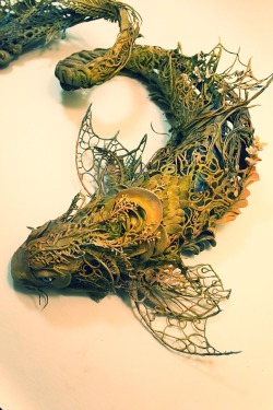 asylum-art:Unnatural History by Ellen Jewetton Etsy, DeviantArtNatural history surrealist sculpture,” is what sculptor Ellen Jewett calls her creations which are a mixture of both plants and animals. Her work references many different sources such as