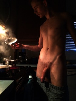 tripnight:  Sausage goes with everything  Cooking up a little breakfast Posted by a Reddit user at http://bit.ly/1uQMPCN 