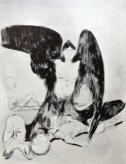  Edvard Munch, Vampire, c. 1883 