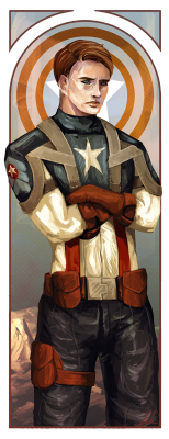 Captain America by *shakusaurus