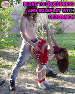 sissy-stable:  Do yo love role playing and crossdressing for older Men ? 