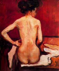 solituderecifetoile:  Edvard Munch, Nude, 1896 