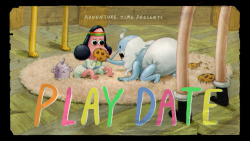 Play Date - title card designed by Seo Kim painted by Nick Jennings