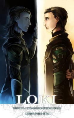 The two sides of Loki, they want to kill each other but need each other at the same time. They cant live apart but want to live on separate  terms. One wants revenge the other wants to live doing what he knows best.
