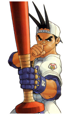 robscorner:  will-ruzicka:  pixelhedgehog:  powerstone:  i fucking love rival schools  One of my favorite artist.  LOVE The art from this game (Is it Bengus who drew these?). The polygons back then were so rough, I kind of wish Capcom would make a new