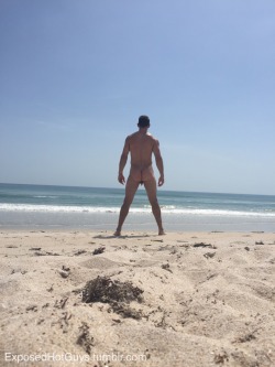 exposedhotguys:  Had some fun at the nude beach today and made some friends!To see more of me CLICK HERE!!!!