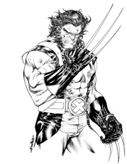 bear1na:  Wolverine, Hawkeye vs. Sabertooth by Spider Guile *