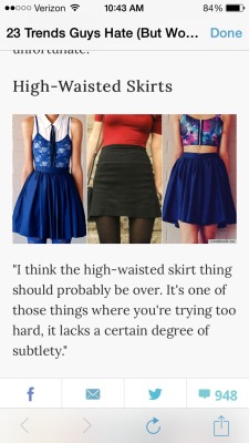 carry-on-my-wayward-butt:  rip-homegirl:  this is literally the stupidest fucking thing i’ve ever read  &ldquo;we hate dark lipstick. an bright lipstick! and lip gloss!!” &quot;we hate skirts, and yoga pants, and jeans, and pants!!&rdquo; basically