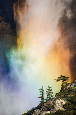 0rient-express:  Yosemite Falls Rainbow | by Tom Post | Website. 
