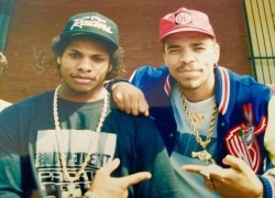 eazy-taughtme:Eazy-e and Ice-T, circa late 1980s