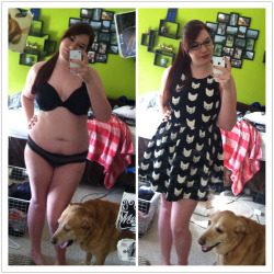 chubby-bunnies:  Kristyn. 20. US14/16 I felt cute before and after I got dressed today. http://alliheararelies.tumblr.com/ 