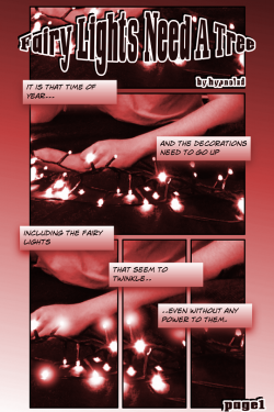 hypnolad:  Fairy Lights Need A Tree - Page 1 An xmas themed hypno comic for you all, enjoy!   A special Christmas comic being released by @hypnolad over the next couple of days featuring me.