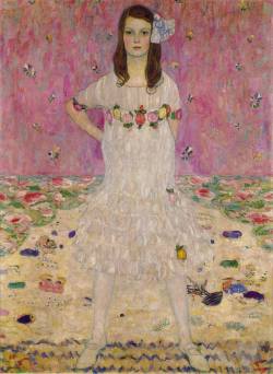 aizobnomragym: Gustav Klimt “Portrait of Mada Primavesi” 