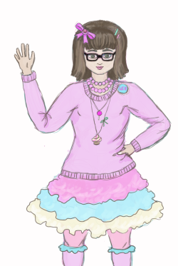 I was asked to draw myself in Fairy Kei style clothing so here it is :3 If anyone wants to make any other style requests, send me a message.