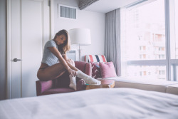 vanstyles:  Nicole Mejia shot at my suite at the Four Season in Miami