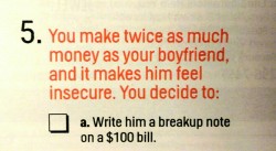 tutsiejane:Finally, some good advice from Cosmo  im gonna reblog this 300 times a day  Haha 