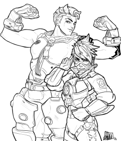 jen-iii:  loveyloudlcolorfulstudent:  jen-iii:  Okay, I’m posting my lineart because I just???  This is a page from your upcoming coloring book, yes?  @jen-iii  Yes, it’s titled ‘Extremely hot and wonderful ladies of Overwatch oh god they’re