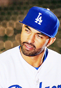 debonairgotjuice:  blackmen:  Requested by Anonymous: Matt Kemp   WHY TF DID SHE LEAVE HIS FINE ASS😩