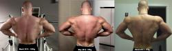 Back progress over the last 2 years. I allways tought my back didn&rsquo;t improved a lot&hellip;now I see the difference.Thanks Heavy Deadlifts and Rows!!