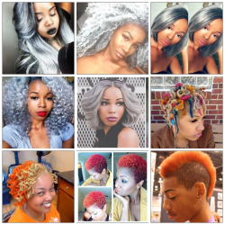 myhiddencuriosities:  diekingdomcome:  cleophatrajones:  youngblackandvegan:  faith-food-fashion:  because we needed one too ~ **i take no credit for the pics. i just felt like somebody needed to praise these beautiful bright natural hair persons**  black