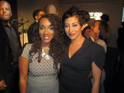 pettybetty8:  Danielle &amp; Aisha Moodie-Mills, black lesbian power couple